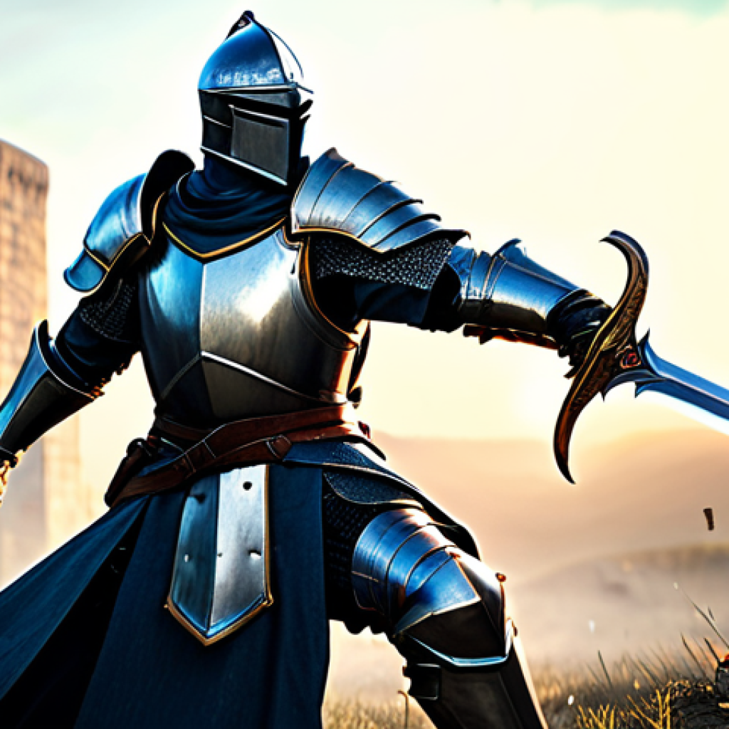 Revamped Knight in Action**
"A fully clothed, professional-looking Knight in gleaming, modest armor, wielding a sword, executing a new skill with vibrant visual effects, set in a dynamic fantasy battlefield environment, appropriate attire, safe for work, perfect anatomy, natural proportions, high-resolution digital art, family-friendly, bright and heroic lighting."
**