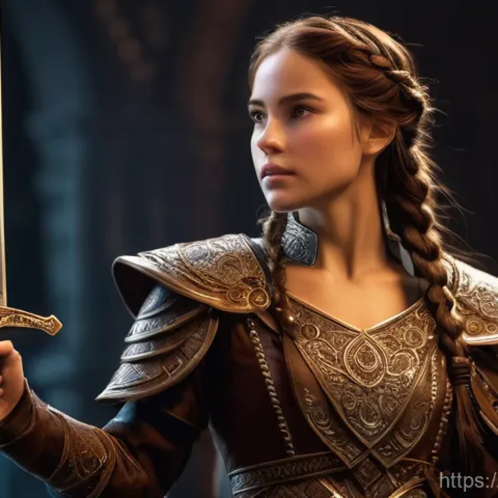 리니지 희귀템 가치 평가 - **Prompt 1: "The Grand Auction Reveal"**
A highly detailed, cinematic shot of a female fantasy c...