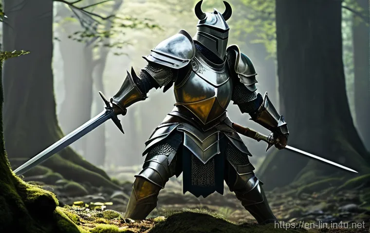 리니지 초보자를 위한 로드맵 - **Prompt:** A young human adventurer, male or female, stands at a magical character selection portal...