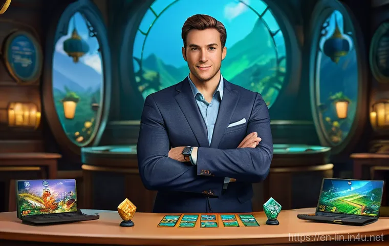 리니지 희귀 몬스터 드랍 정보 - **Prompt 2: Strategic Game Planning and Crafting**
    "A highly focused male gamer, early 30s, with...