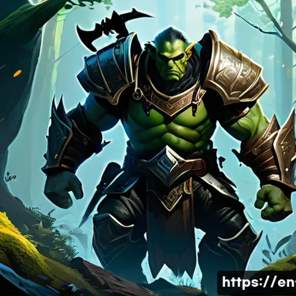 리니지 신규 플레이어 전략 - A dynamic fantasy RPG scene featuring a young warrior in light armor, focusing intently as they skil...