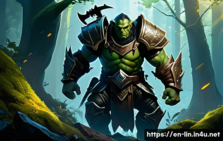 리니지 신규 플레이어 전략 - A dynamic fantasy RPG scene featuring a young warrior in light armor, focusing intently as they skil...