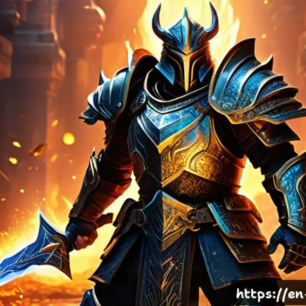 리니지 신규 이벤트 공지 - A dynamic fantasy battle scene featuring a powerful warrior wearing exclusive event armor with glowi...